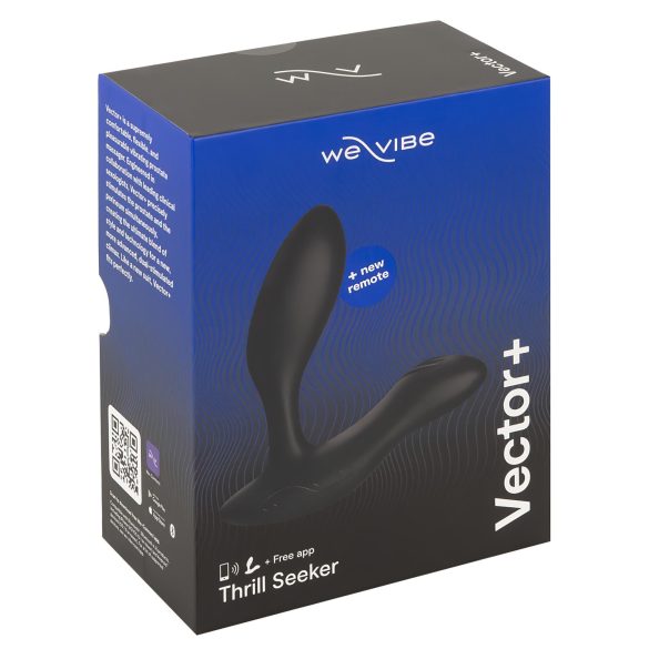 We-Vibe Vector+ - inteligentny, ładowalny wibrator analny (czarny)