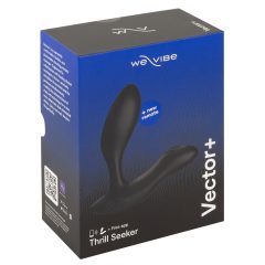   We-Vibe Vector+ - ładowalny, wodoodporny, inteligentny wibrator analny (czarny)