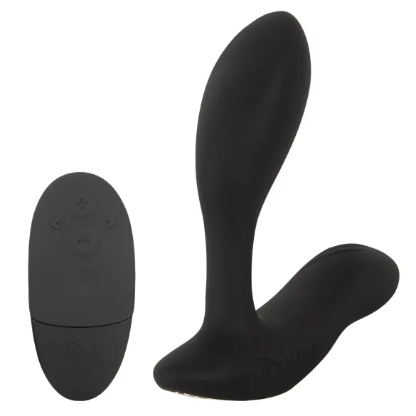 We-Vibe Vector+ - wibrujący korek analny zdalnie sterowany - silikon czarny