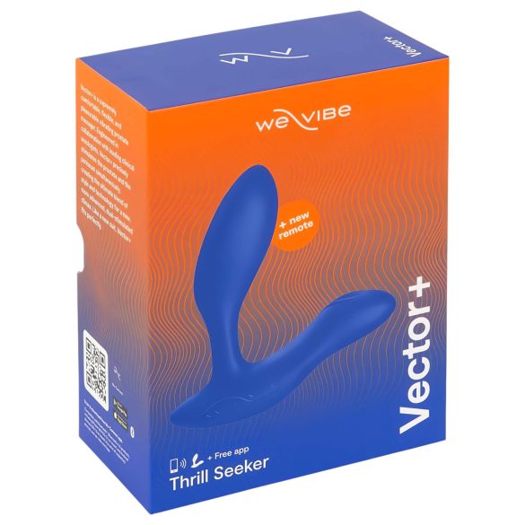 We-Vibe Vector+ – akumulatorowy, inteligentny wibrator analny (niebieski)