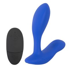   We-Vibe Vector+ - ładowalny, wodoodporny, inteligentny wibrator analny (niebieski)