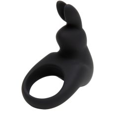   Happyrabbit Cock - Wibrujący pierścień na penisa na baterie (czarny)