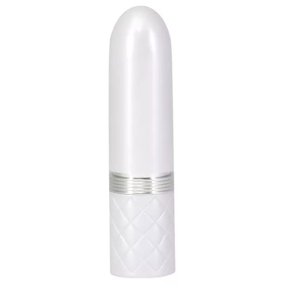 Pillow Talk Lusty - wibrator łechtaczkowy z akumulatorem, z języczkiem (biało-różowy)