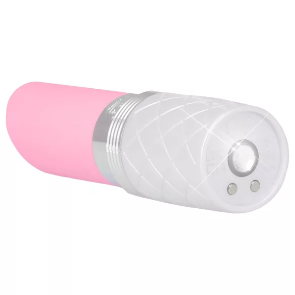 Pillow Talk Lusty - wibrator łechtaczkowy z akumulatorem, z języczkiem (biało-różowy)