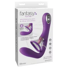   Fantasy For Her - wibrator do punktu G i łechtaczki - 4 silniki - fioletowy