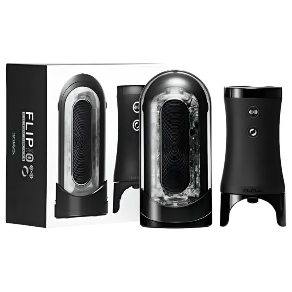 TENGA Flip 0 Elektroniczny - automatyczny masturbator (czarny)