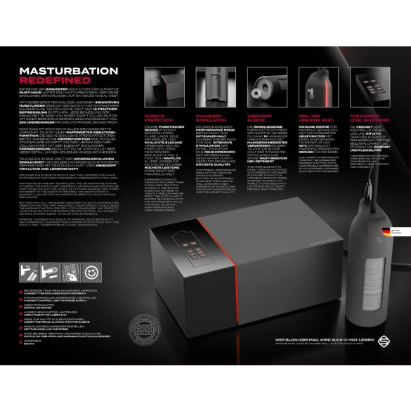 Suck-O-Mat 3.0 - masturbator automatyczny na prąd