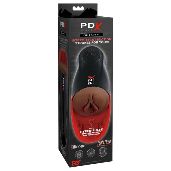 PDX Elite Fuck-O-Matic 2 - akumulatorowy masturbator z funkcją ssania