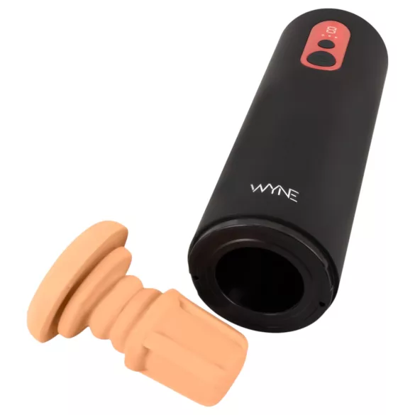 WYNE 08 - masturbator automatyczny - ruch góra-dół - czarny