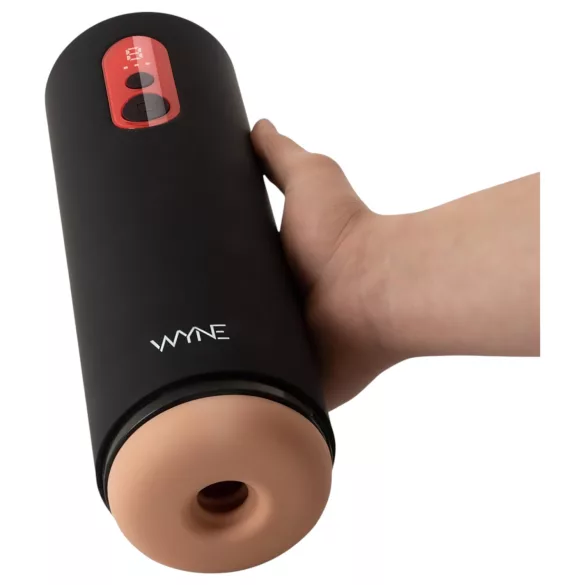 WYNE 08 - masturbator automatyczny - ruch góra-dół - czarny