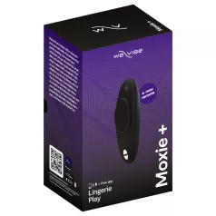   We-Vibe Moxie+ - wibrujący stymulator łechtaczki na pilota - czarny