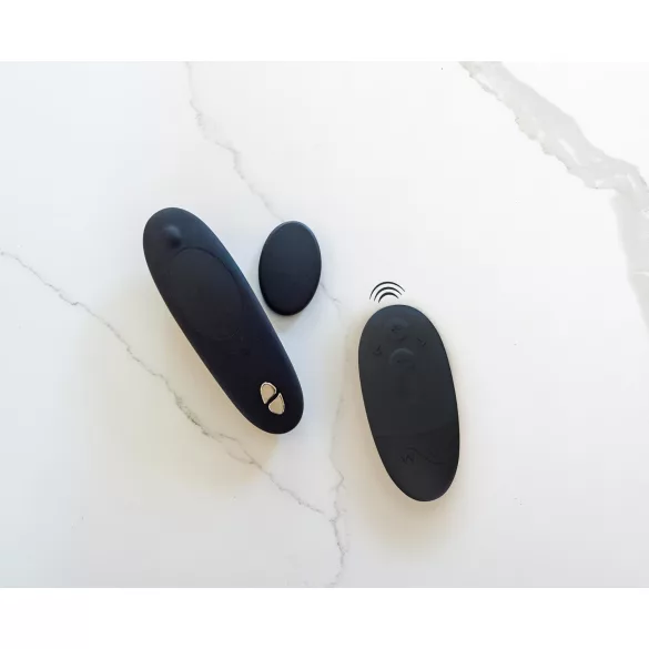 We-Vibe Moxie+ - noszony w majtkach wibrator łechtaczkowy sterowany aplikacją i pilotem (czarny)