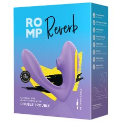   ROMP Reverb - wodoodporny wibrator punktu G i stymulator łechtaczki (fioletowy)
