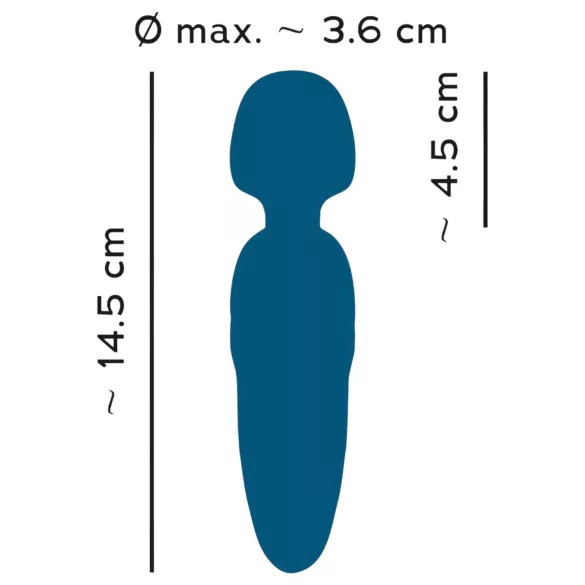 You2Toys Petite - wibrator do masażu łechtaczki - akumulatorowy - niebieski