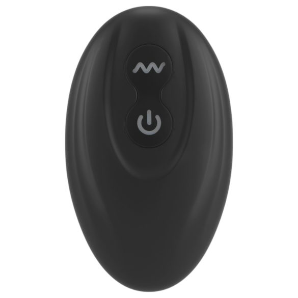 Rebel - wibrator prostaty z pierścieniem na penisa i jądra - czarny