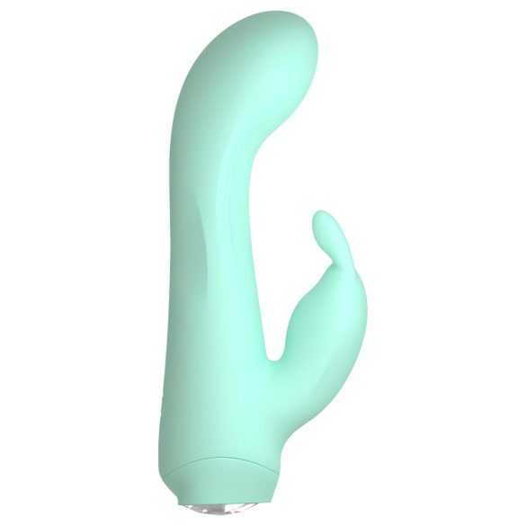 Cuties Mini 4 - wodoodporny króliczy wibrator (zielony)