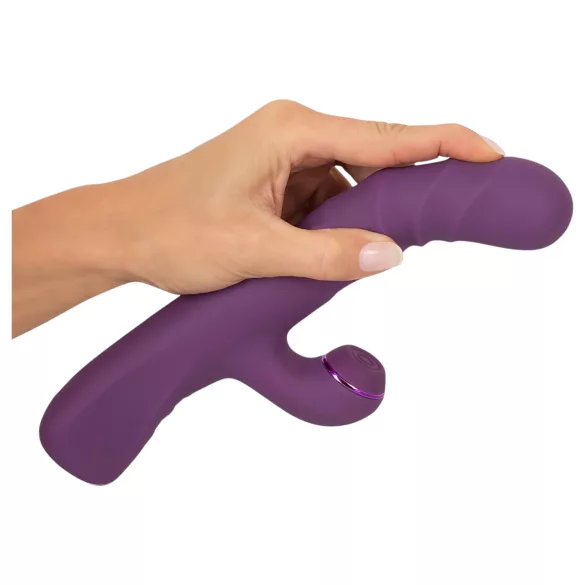 Javida - wibrator króliczek 3w1 - silikon - fioletowy