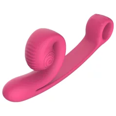 Snail Vibe Curve - wibrator łechtaczkowy 2 w 1 (różowy)