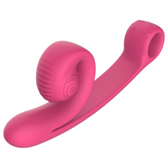 Snail Vibe Curve - 2w1 wibrator łechtaczkowy (różowy)