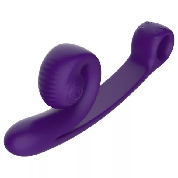 Snail Vibe Curve - wibrator 2w1 do łechtaczki - fioletowy