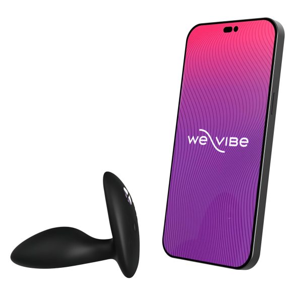 We-Vibe Ditto+ - wibrujący korek analny sterowany aplikacją - silikon czarny