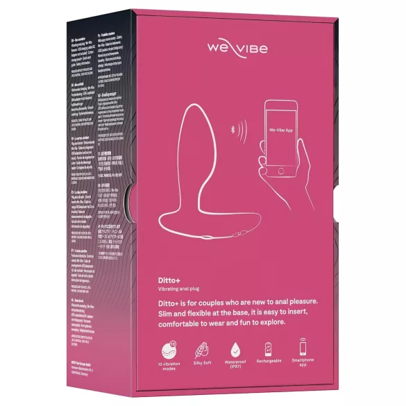We-Vibe Ditto+ - wibrator analny sterowany aplikacją (różowy)