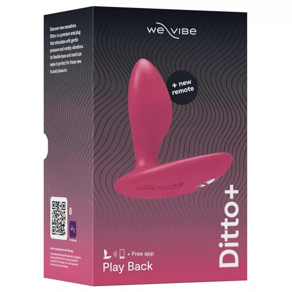 We-Vibe Ditto+ - wibrator analny sterowany aplikacją (różowy)