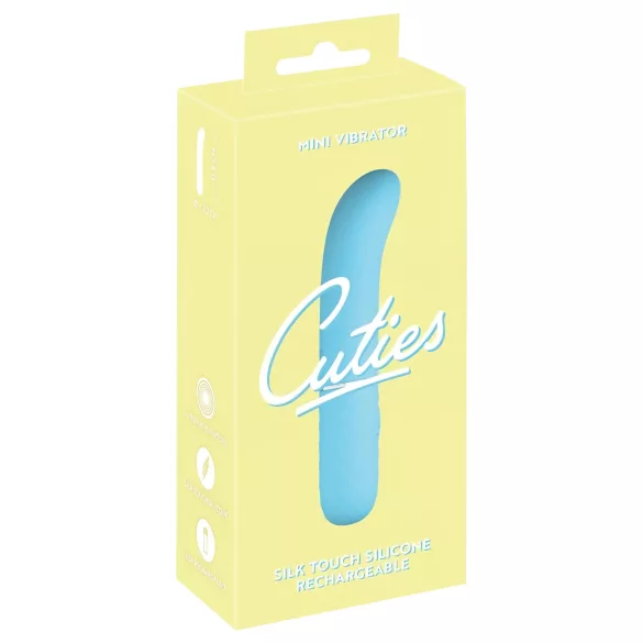 Cuties - mini wibrator do punktu G - turkusowy