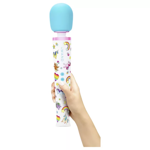 le Wand Unicorn - masażer wibracyjny zestaw - tęczowy