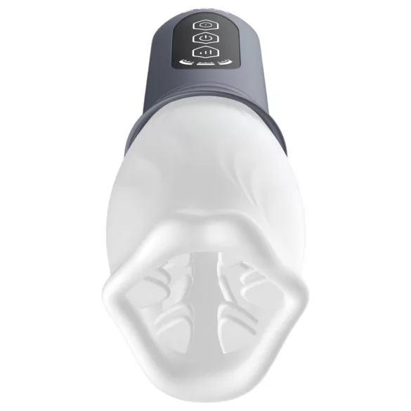 LUX Active First Class - masturbator obrotowy - biało-szary