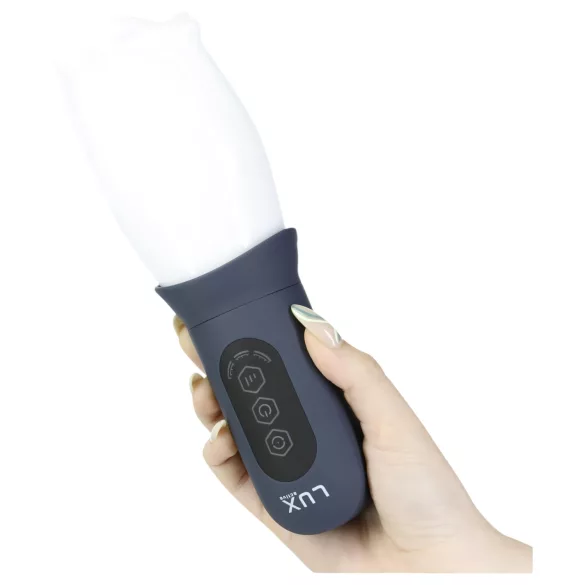 LUX Active First Class - masturbator obrotowy - biało-szary