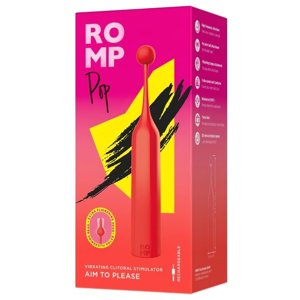 ROMP Pop - mini wibrator łechtaczkowy (czerwony)