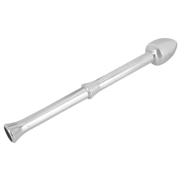 Rebel - metalowy wibrator prostaty (srebrny)