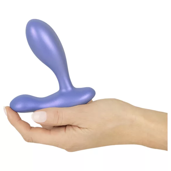 Smile - wibrator analny plug - wibrujący - niebieski