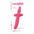 Couples Choice - 2w1 wibrator i analny plug (różowy)