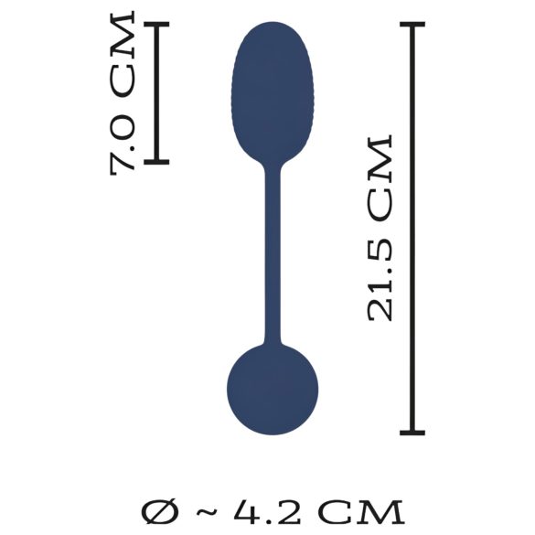You2Toys Intense RC - jajko wibrujące - czarne