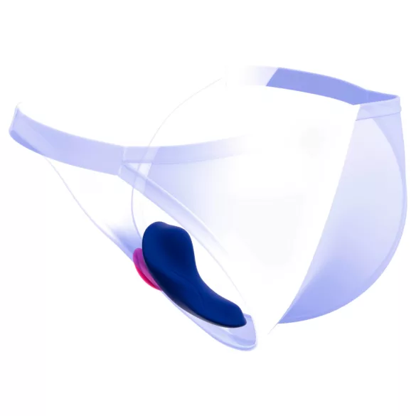 Smile RC Panty - wibrator do majtek z pilotem - silikon - niebieski