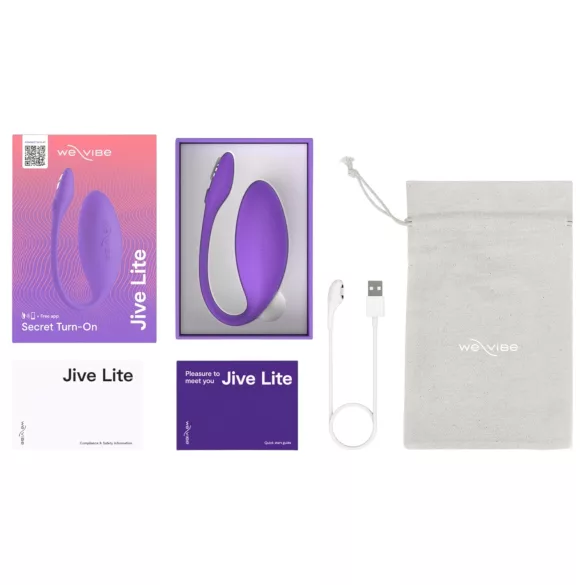 We-Vibe Jive Lite - noszone jajeczko wibrujące sterowane aplikacją (fioletowe)