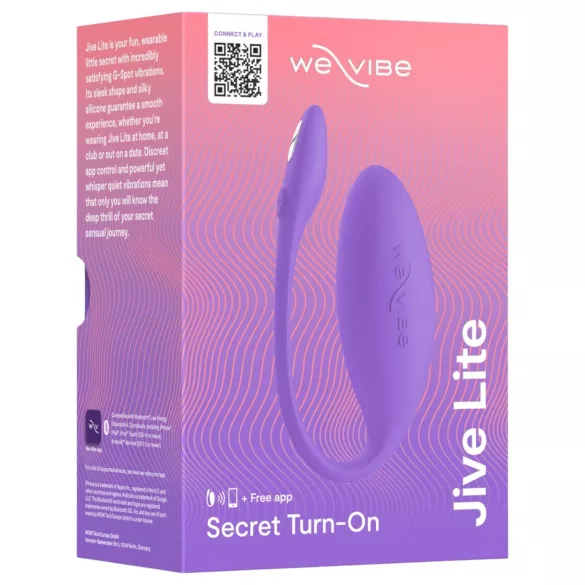 We-Vibe Jive Lite - noszone jajeczko wibrujące sterowane aplikacją (fioletowe)
