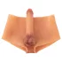 You2Toys - wibrator męski - realistyczny penis - silikon, kolor cielisty