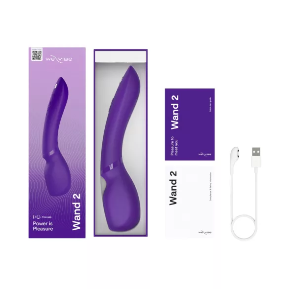 We-Vibe Wand 2 - masażer wibrator - bezprzewodowy - silikon