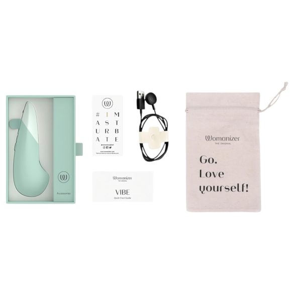 Womanizer Vibe - wibrator do łechtaczki - zielony