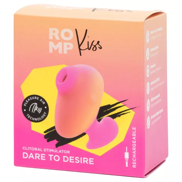 ROMP Kiss - bezdotykowy stymulator łechtaczki (różowy)