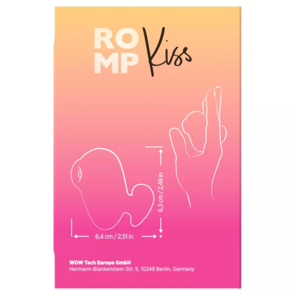 ROMP Kiss - bezdotykowy stymulator łechtaczki (różowy)