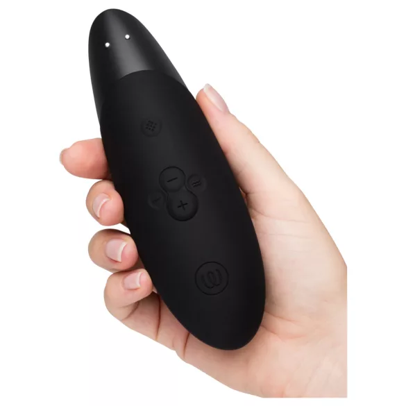 Womanizer Enhance 2w1 stymulator łechtaczki na fale powietrzne + wibrator (czarny)