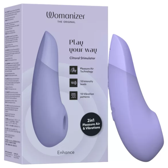 Womanizer Enhance - stymulator łechtaczki na fale powietrzne (fioletowy)
