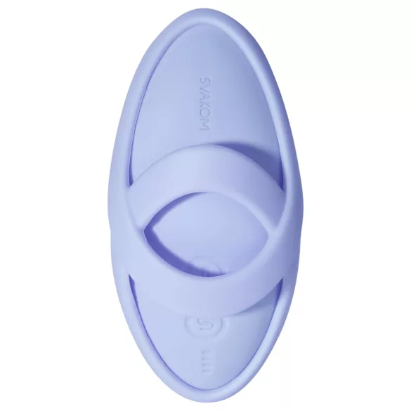 Svakom Echo 2 - wibrator na palec - sterowanie smartfonem - silikon niebieski