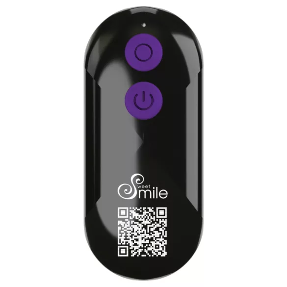 Smile - wibrator analny i stymulator łechtaczki 2w1 - silikon fioletowy