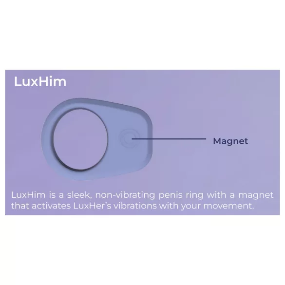 LUXUS Climax Together by Kiiroo - magnetyczny, sterowany aplikacją zestaw wibratorów dla par