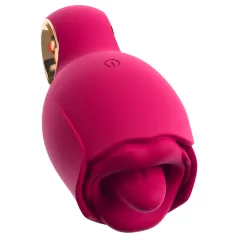   You2Toys Oral Fun - wibrator do stymulacji łechtaczki z języczkiem (różowy)